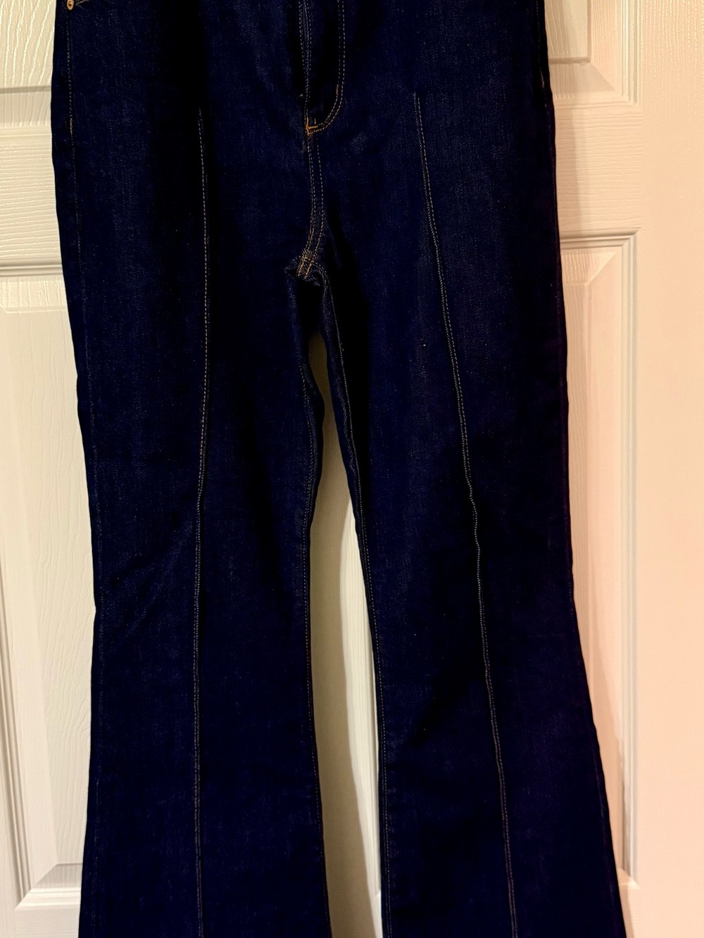 LOFT Dark Indigo Flare Jeans